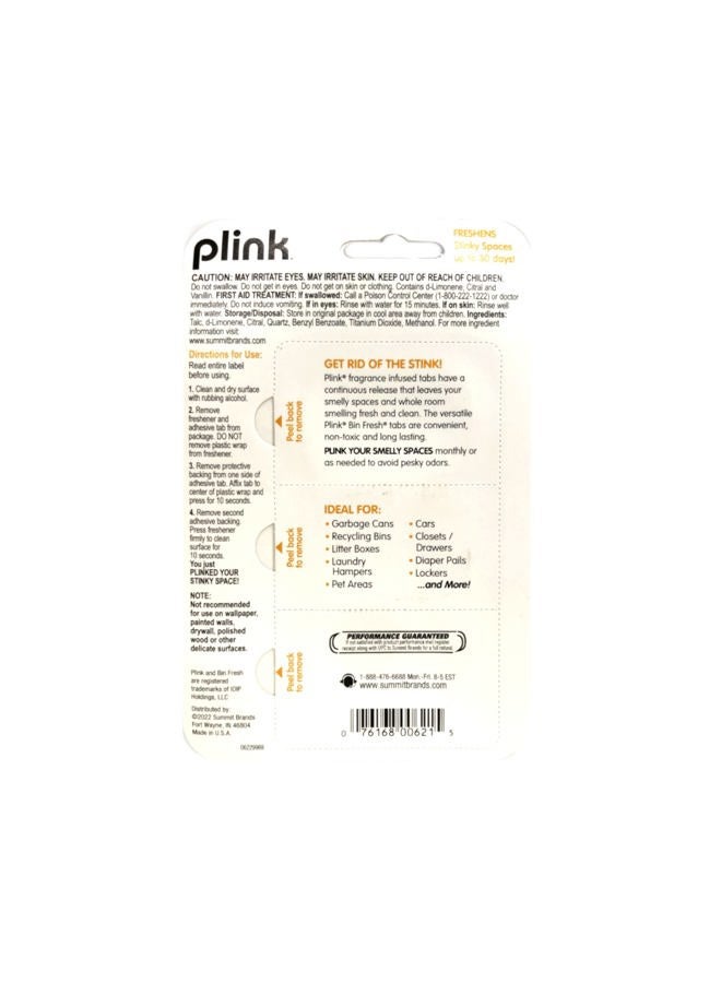 Plink Bin Fresh Odour Eliminators, Lemon Scent,6-Count - Image 3